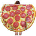 Factory Custom Flour Food Burrito Tortilla Round Pizza Throw Blanket